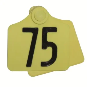 PrimaFlex-Ohrmarken Gr.1 gelb 126-150 (46x44mm) Beliebt