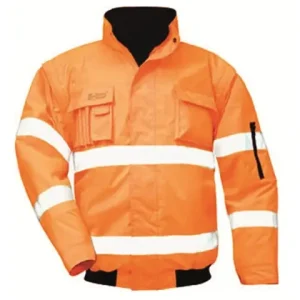 Pilotjacke L TOM orange Geprüft