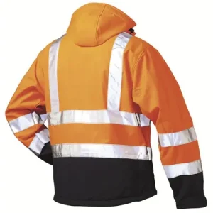 Softshelljacke XXL orange/marine Schnäppchen