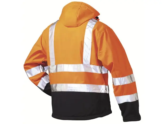 Ausverkauf Softshelljacke S orange/marine