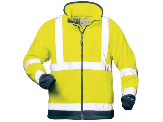 Fleecejacke M VALENTIN gelb Top-Angebot
