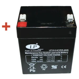 Batterie Gel 12V 5,4Ah L=89 B=69 H=104mm Geprüft