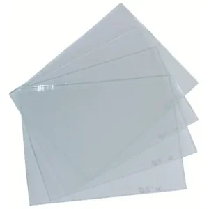 Top-Seller Glas weiß 110 x 60 mm für Schweißschirm 4 Stk.