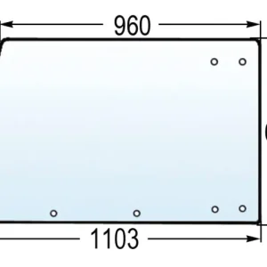 Schneller Versand Türscheibe oben re./li. zu Deutz 04366138