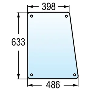 Seitenscheibe re./li. zu Fendt 205810040350, 205810040300 Rabatt