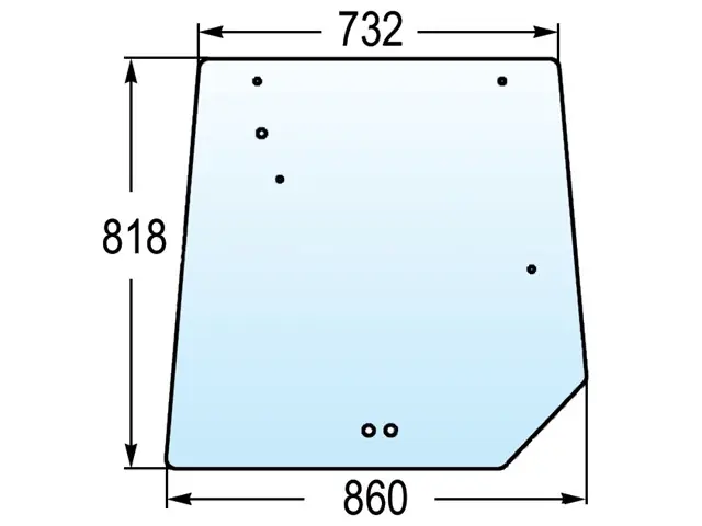 Heckscheibe zu MF 4272761M1 Echt