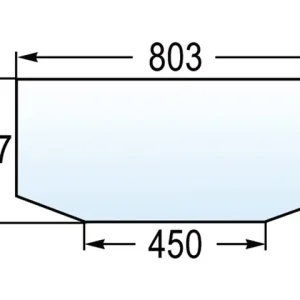 Heckscheibe unten zu Deutz-SLH 09234216020 Neue Ware