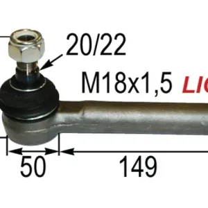 Jetzt Bestellen Spurstangengelenk li. zu Case-Ford 137047A1, 1537611C1, 81875596, 81878537, B503603