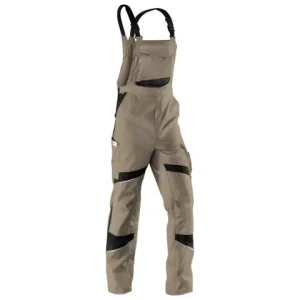 Angebot Latzhose 50 sandbraun-schwarz ACTIVIQ