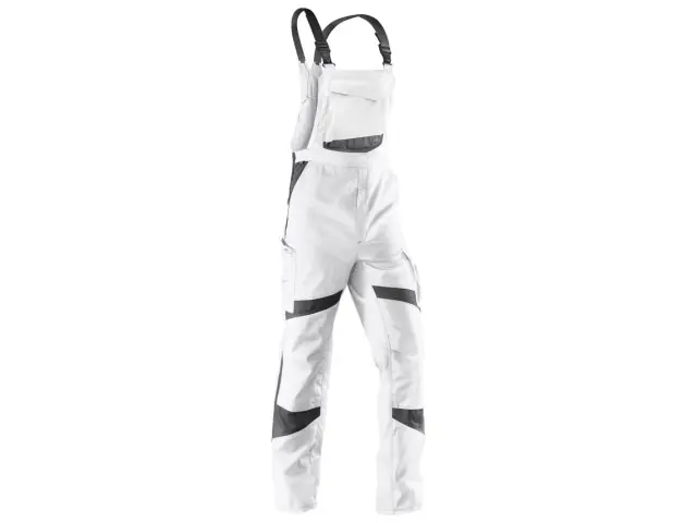 Latzhose 102 weiß-anthrazit ACTIVIQ Rabatt