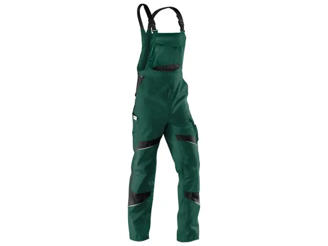 Latzhose 50 moosgrün-schwarz ACTIVIQ Sonderangebot