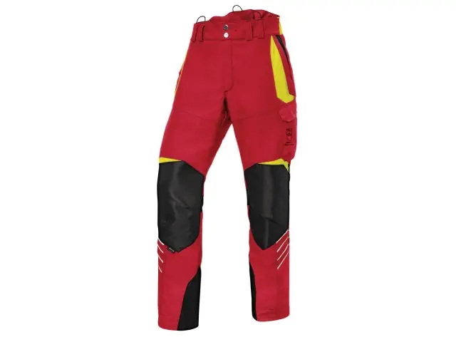 KÜBLER Schnittschutzhose PSA 2 M-82 rot/warngelb Beliebt