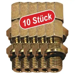 (10 Stk) Gerade Einschraubverschraubung 1/2" Bestseller