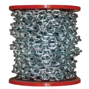 Top-Preis Rundstahlkette 766 - 6 x 18,5 mm Rolle 15 MT Verzinkt