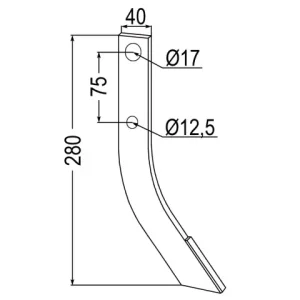 Fräshaken für Reihenfräsen - Widia zu AMAC 70.01.09.02 Markenprodukt