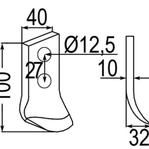 Markenprodukt Messer für Grabenfräse zu Maletti