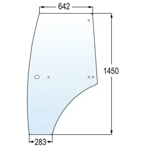 Schneller Versand Türscheibe li. zu MF VA206265, VA431589