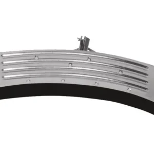 Kot- u. Gülleschieber, halbrund Flex-Dülle, galv. verz. - 58cm Online Kaufen