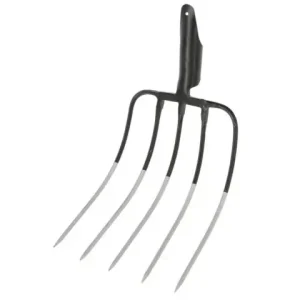 Begrenztes Angebot Dunggabel m. Federd. o. Stiel 5 Zinken, 31 x 25 cm