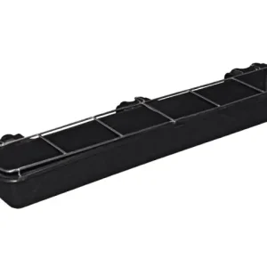 Langfuttertrog, 9l mit Freßgitter, 96cm breit Neu