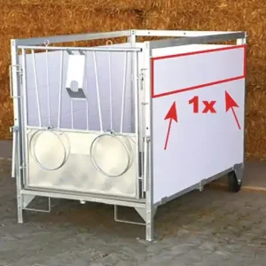 Billig Paneel für Kälberbox Mod. 2017 Länge 98 cm / Rückwand