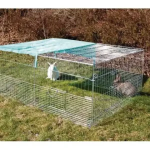 Neu Im Sortiment Jungtierfreilaufgehege mit Ausbruchsperre 144x112x60cm