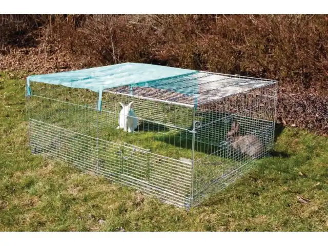 Neu Im Sortiment Jungtierfreilaufgehege mit Ausbruchsperre 144x112x60cm