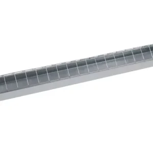 Neuheit Futtertrog verzinkt, 50 cm 10 cm breit f. Hühner