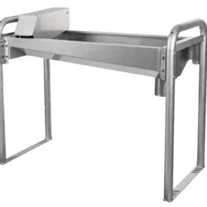 Edelstahl-Trogtränke 190cm mit Bodengestell Knallerangebot
