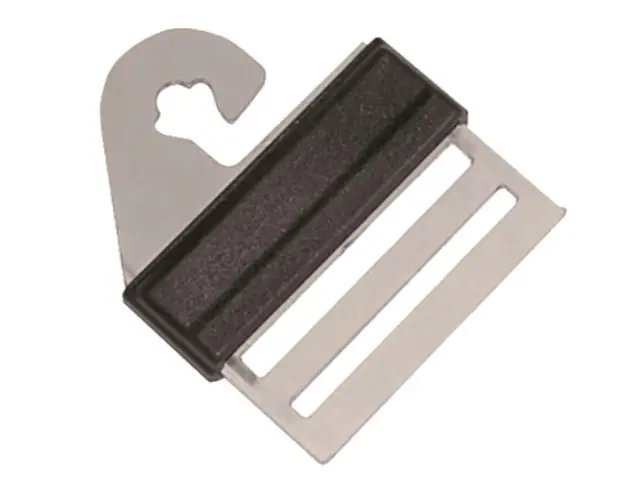 Schneller Versand (4 Stk) Torgriffverbinder Litzclip 40mm, Edelstahl
