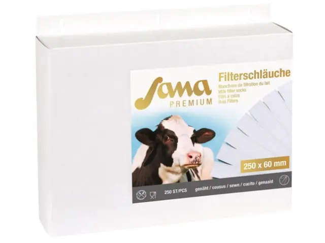 Bestseller Milchfilter Sana Premium455x75 genäht, 200Stk