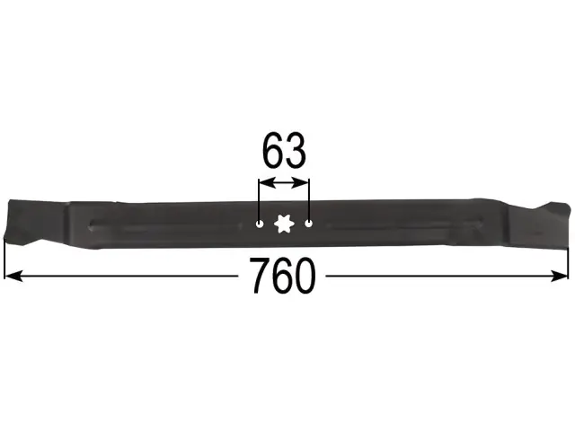 Rasenmäherm. z. MTD 760mm 74204385 Billig