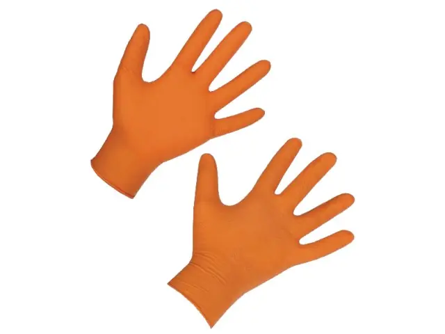 Beliebt (50 Stk) Werkstatt Einmalhandschuhe X - Grip 8,5-9 / L