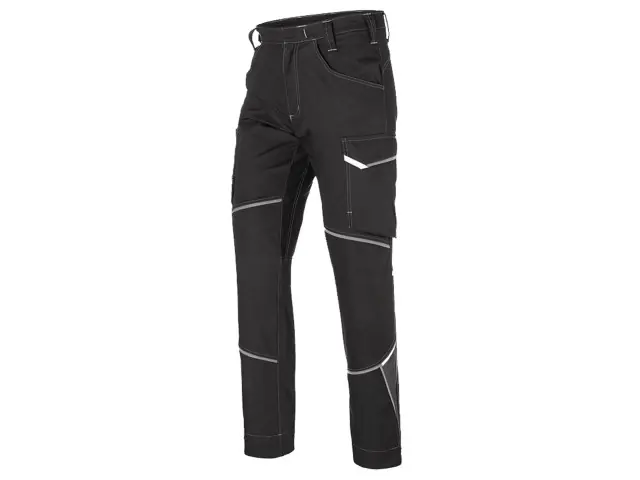Kübler Hose ICONIQ schwarz anthrazit 46 Geprüft