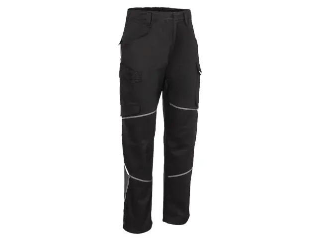 Billig Kübler Damenhose ICONIQ schwarz anthrazit 38