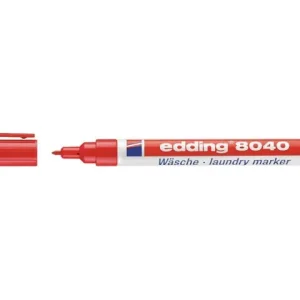 Begrenztes Angebot Edding 8040 Wäschemarker rot