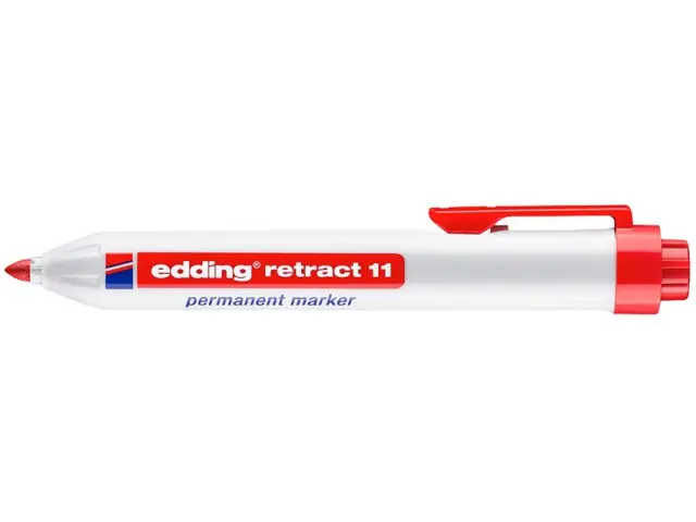 Edding retract 11 Permanentmarker rot Nur Heute