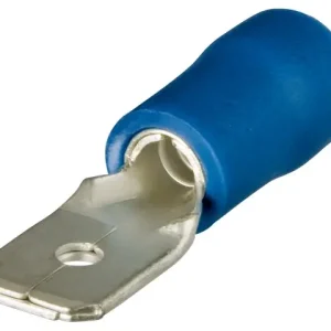 Flachstecker isoliert blau (100x) 97 99 111 Neue Ware