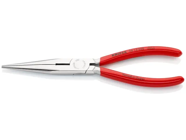 Garantierte Lieferung KNIPEX Flachrundzange mit Schneide 26 13 200