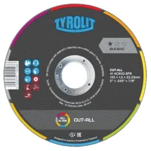 Trennscheibe CUT-ALL 125 x1,6mm gerade Tyrolit Meistverkauft