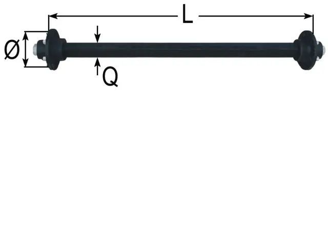 Markenware BPW Laufachse GS 4006 SP 1800mm 60 VKT.