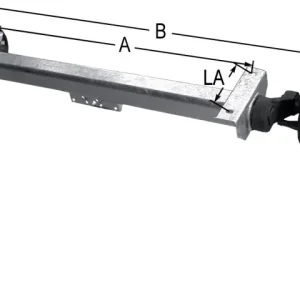 Achse PKW Anh. KNOTT gebr. 1850mm 1350kg (112x5) B308234917 Neue Kollektion