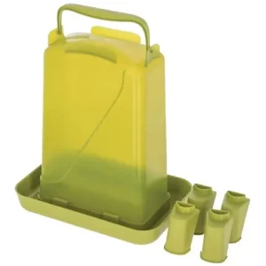 Geflügeltränke 5,5 Liter mit Standfüßen , grün Neue Kollektion
