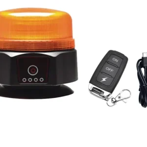 Drehleuchte LED 36 LED 19W IP66, Akku mit Magnet Befestigung USB Aufladung und Fernbedienung Wochenendangebot