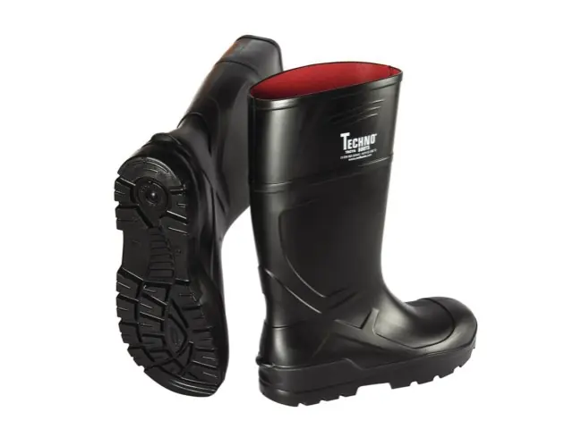 Preisreduziert PU-Stiefel-Techno Gr. 39 schwarz S5