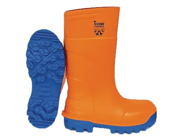 Bestseller PU-Stiefel Techno-Thermo Gr. 44 orange S5