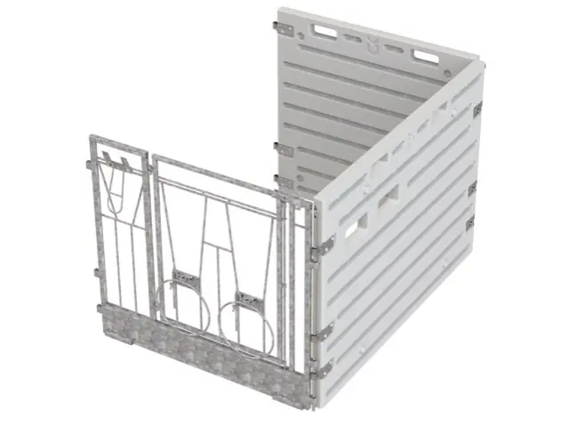 Günstig Erweiterung Einzelbucht- freistehend zu Modul-Kälberbox
