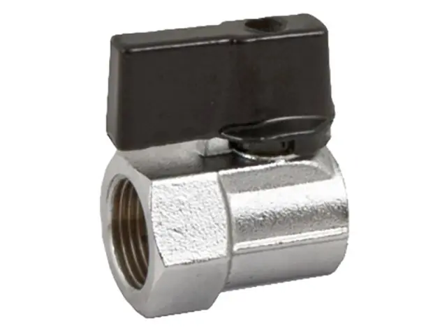 Mini-Kugelhahn 2x IG 1/4" Sonderangebot