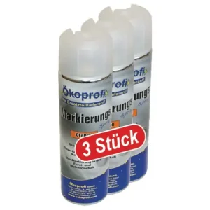 (3 Stk) Markierspray 500ml orange Top-Seller