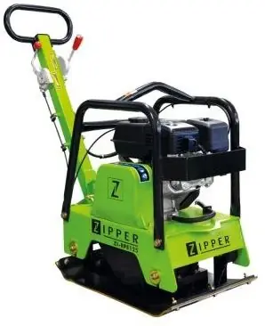 Zipper Rüttelplatte ZI-RPE160C inkl. Gummimatte u. Fahrwerk Sonderangebot